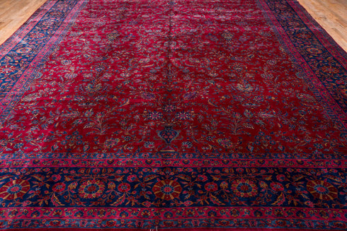 Antique Flatweave Area Rug (7' x 11')